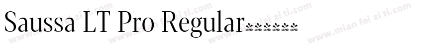 Saussa LT Pro Regular字体转换